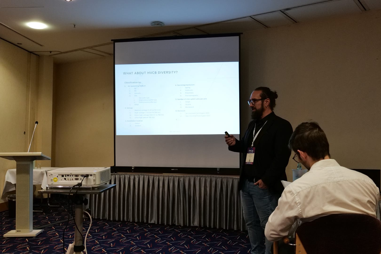 Kerim Obarcanin presenting at I2MTC2025 in Chemnitz, Germany