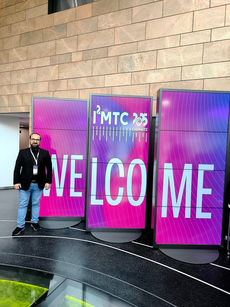 Kerim Obarcanin at I2MTC2025 in Chemnitz, Germany